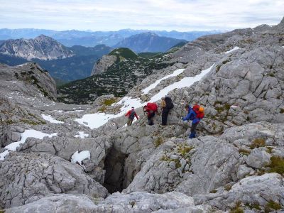 006-Im Felsenmeer von der Adamek- zur Simonyhuette